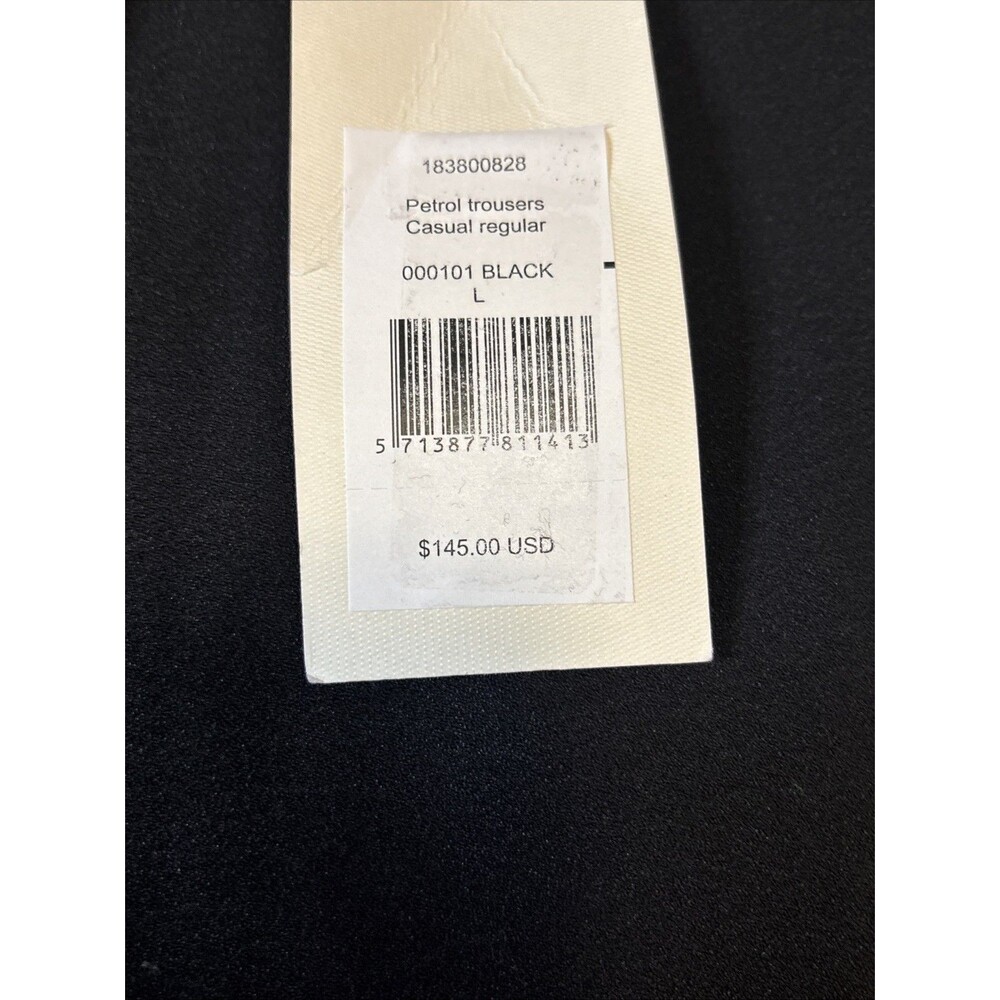 Masai Petrol Trousers Womens L Black Casual Regular Fit Lightweight NWT - Picture 4 of 16